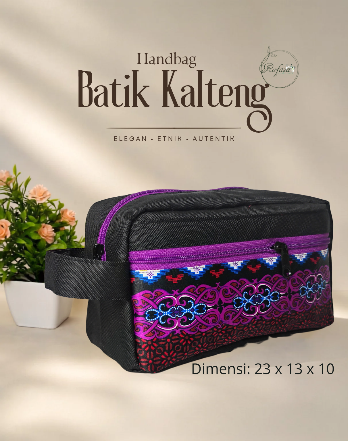 Handbag pouch batik kalteng